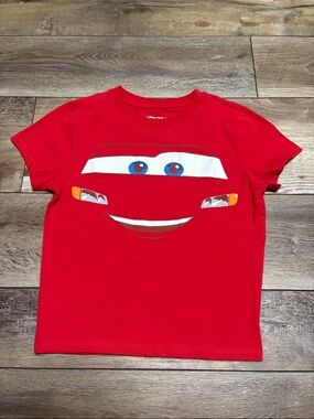 NWT Disney Cars Lightning McQueen Babydoll Fitted T Shirt Red Large
